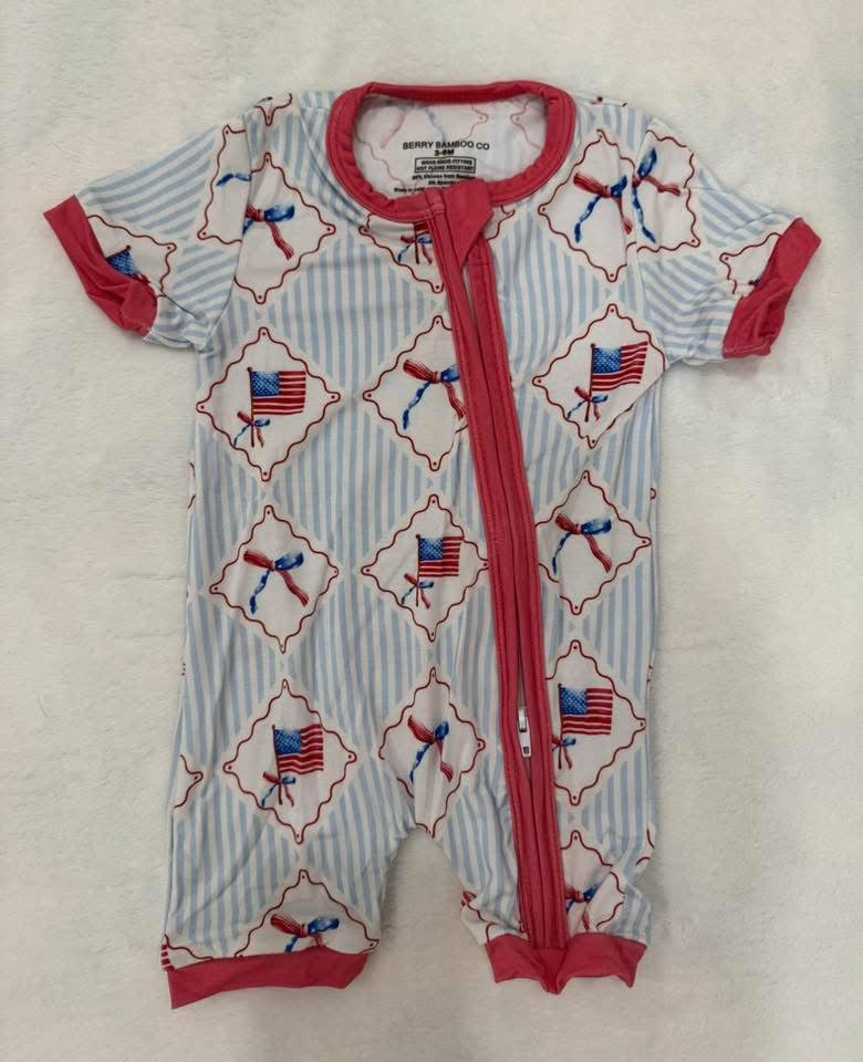 Bows & Stripes Shortie