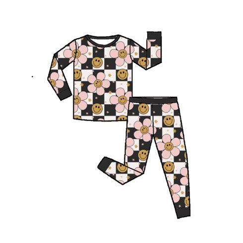 Checkered Smiley 2pc Set