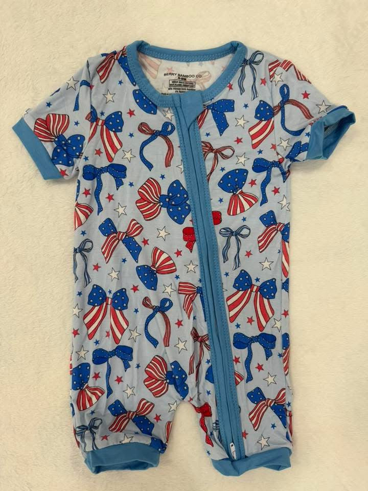 Blue Bows Shortie