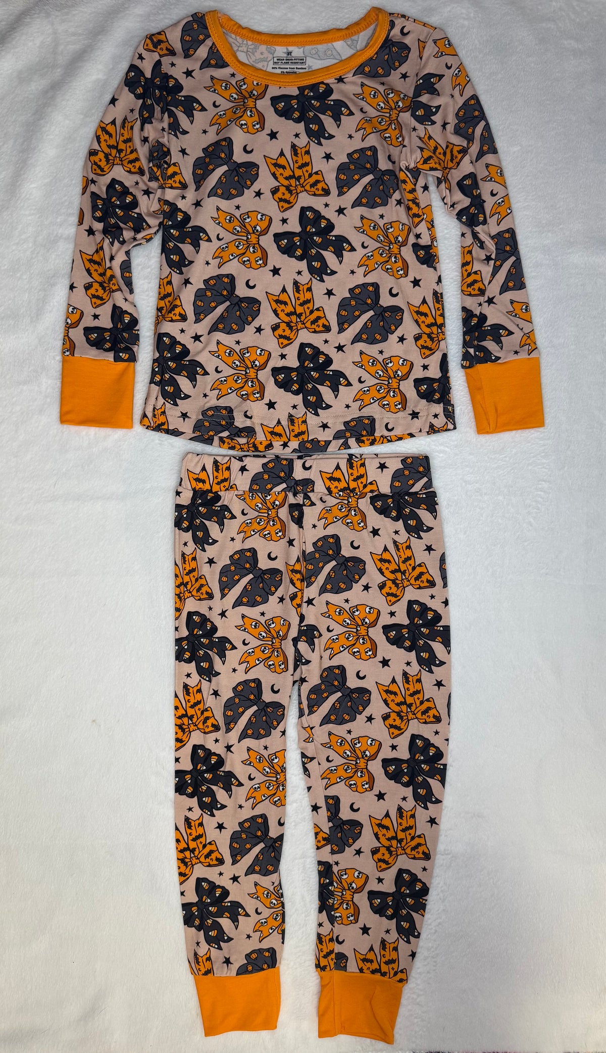 Spooky Bows 2pc Set