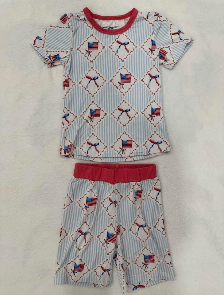 Bows & Stripes Biker Set