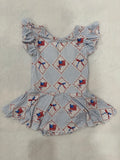 Bows & Stripes Bodysuit Twirl
