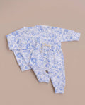 Blue Flowers Jogger Set
